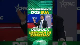 O vice-presidente dos Estados Unidos, J.D. Vance, rasga o verbo e defende a liberdade de expressão!