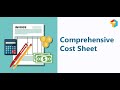 Comprehensive cost sheet | Cost Accounting | CA Raja Classes