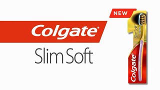 Enjoy a deeper, gentler clean with Colgate SlimSoft Gold Charcoal Toothbrush!