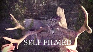 Self Filmed Archery Mule Deer Hunt. From a Tree Stand @ 15 Yards!