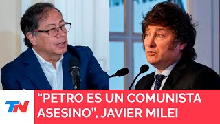 Milei llamó a Petro “comunista asesino”: la respuesta del presidente de Colombia