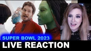 Guardians of the Galaxy Vol 3 Trailer 2 REACTION - Super Bowl 2023