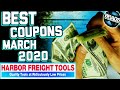 30% off Harbor Freight Coupons, Excluded Items, & NEW TOOLS || March 2020