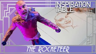 The Rocketeer Time Lapse Art : Jennifer Connelly illustration with movie trivia