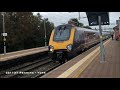 great western railway and crosscountry trains at cholsey on october 12th 2019