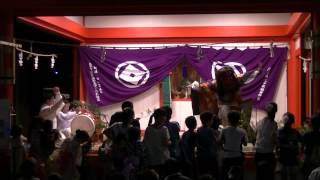 若宮八幡社夏祭り2014　羽田神楽　『柴曳①』