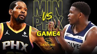 Minnesota Timberwolves vs Phoenix Suns Game 4  Highlights | 2024 WCR1 | FreeDawk