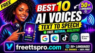 Best Free Text to Speech AI Generator | Edge, Google & TikTok Voices
