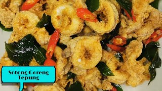 Sotong Goreng Tepung (Crispy Fried Squid) || Extra rangup dan sedap!!!