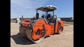 -SOLD- 2016 Hamm HD 140iVVHF Tandem Roller - 571404 - Rhino Machinery