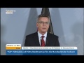 is terror thomas de maizière zum verbot der is miliz in deutschland am 12.09.2014