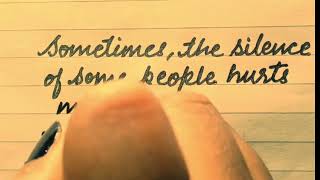 Good handwriting/best handwriting/ quotes/ calligraphy / motivational/ cursive writing /satisfying