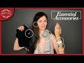 10 essential accessories | CAPSULE WARDROBE GUIDE | Justine Leconte