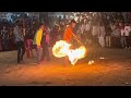 Akhada dhondra gramin anchal// best fire game // अखाड़ा प्रदर्शन युवा मित्र//मातर मिलान// आग का खेल