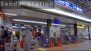 地下鉄仙台駅 /Sendai Subway Station【4K HDR】