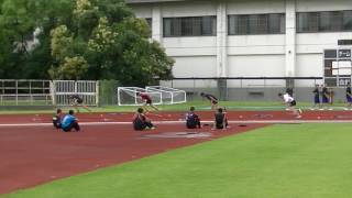 近江高校男子陸上競技部　４継（カーブ）選考会③　2017.7.14