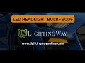 9006 Headlight Bulb – LED vs. Halogen – 1:1 Design, Plug-&-Play. DIY your headlight upgrade at home!