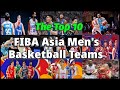 The Top 10 Men's Basketball Teams - FIBA Asia (Includes Oceania)