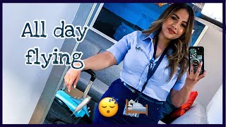 Flight Attendant Vlog | Extremely long work days...