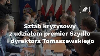 Sztab kryzysowy z udziałem premier Szydło i dyrektora Tomaszewskiego