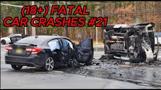 (18+) Fatal Car Crashes | Driving Fails | Dashcam Videos - 21