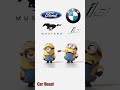 Ford mustang VS Bmw i8  minions style#trending #tiktok #status #funny #foryou #shorts #mustang #bmw