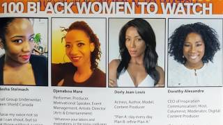 Dorly - Top 100 Black Canadian Women To Watch - CIBWE 2017 Awards