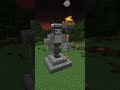 Minecraft Guardian statue #shorts