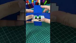 Papercraft Pixel 3D de SONIC #shorts #pixel #art #minecraft