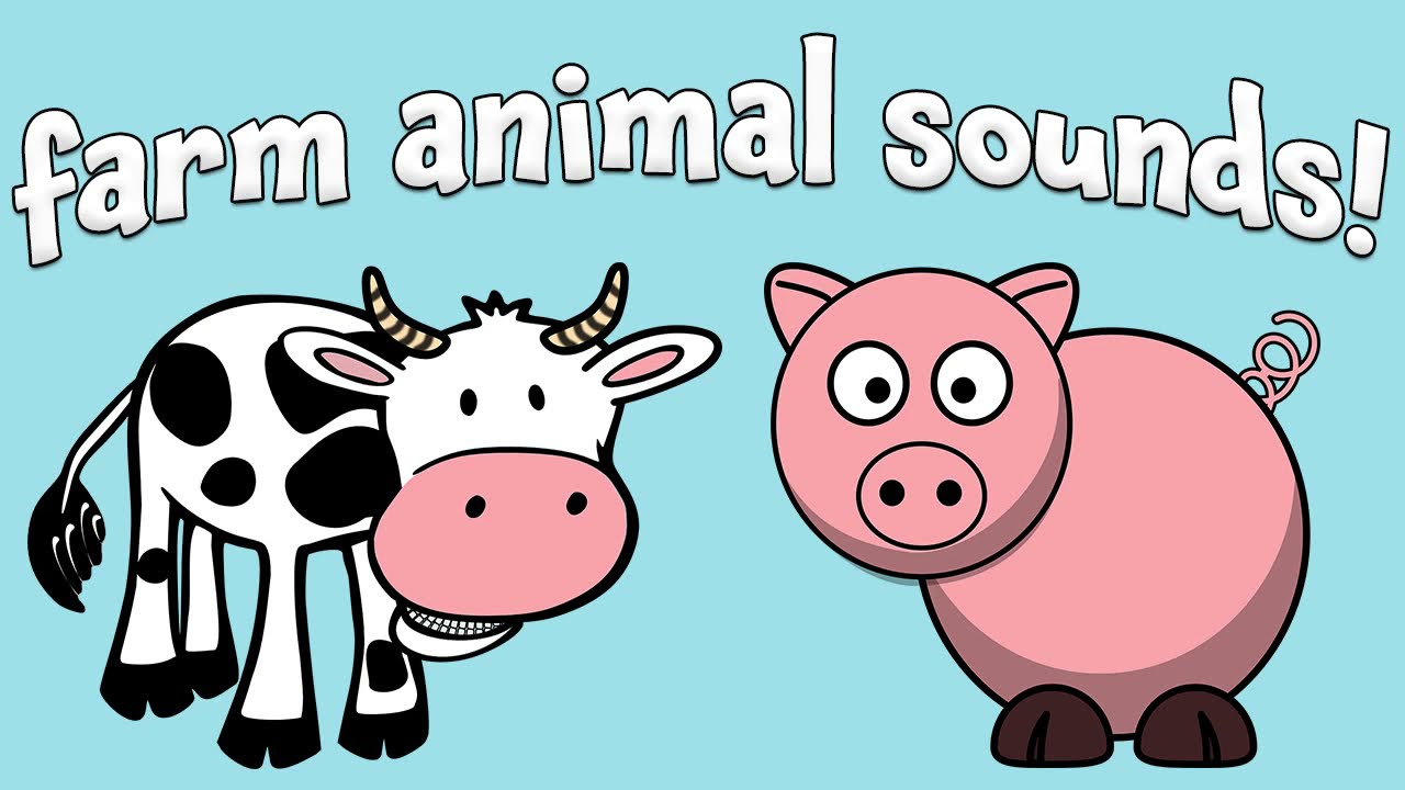 Farm Animal Sounds For Toddlers And Kids Youtube