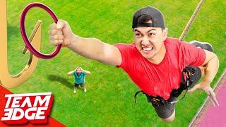 Giant Human Hook and Ring Challenge!!