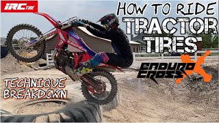 How to Ride Over Tractor Tires! Endurocross Technique Breakdown!