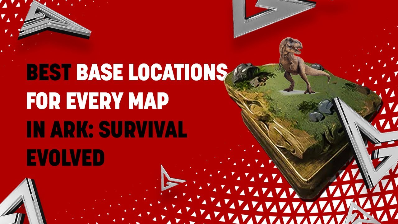 Best Base Locations For Every Map In Ark: Survival Evolved - YouTube