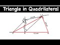 Construction of Triangle Equal to Area of  given Quadrilateral