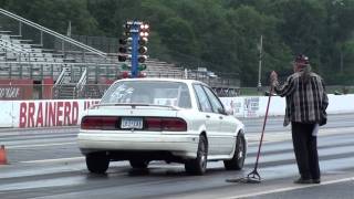 John's Galant VR4 1/4 Mile Time and Speed Record 6/26/11 9.45 @ 156