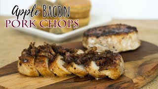 Keto Pork Chops With Bacon Apple Reduction | Butcher Box Review