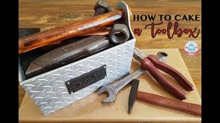 HOW TO CAKE A TOOLBOX FOR FATHERSDAY | Abbyliciousz The Cake Boutique