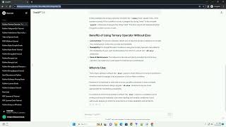 python ternary operator without else
