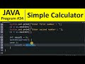 Java Program #34 - Make a Simple Calculator Using Switch Case in Java