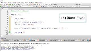 C Program to Calculate Generic Root of a Number using Mathematical Formula