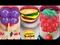 asmr MINUTES DELICIOUS BURGER ICE CREAM RAINBOW CANDY GOLD TIKTOK EMOJI COMPILATION eating sounds