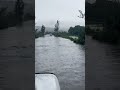 river burst its banks and flooded the road💦 floods