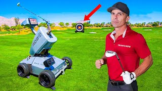 INSANE Wedge CHALLENGE vs Golf ROBOT!