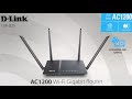 Gigabit Router Dlink DIR-825 AC G1 802.11ac wireless WiFi. Review, Upgrade  and Testing