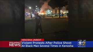 Unrest After Man Shot, Wounded By Police In Kenosha