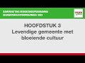 samenvatting verkiezingsprogramma 2022 hoofdstuk 3 levendige gemeente met bloeiende cultuur