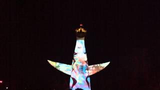 太陽の塔 プロジェクションマッピング2014（2）4K画質  (Solar tower projection mapping 2014 (2) 4K picture)