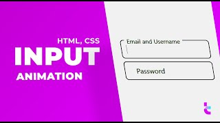 Floating Label Input Animation | No JavaScript | Label Animations