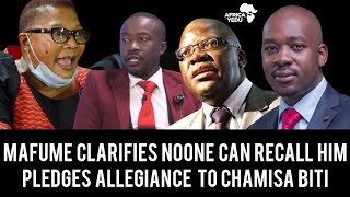 Breaking:Mayor Jacob Mafume Evidence Noone Can Recall Him:Pledges Loyalty To Chamisa,Biti