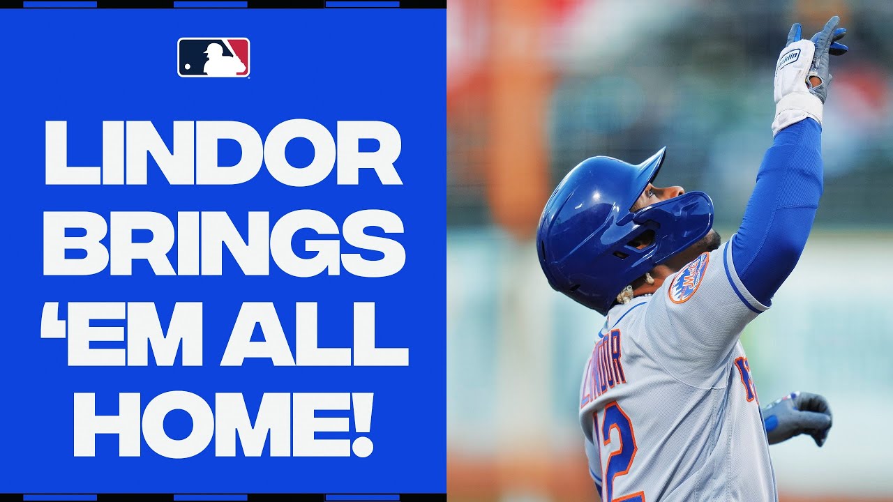 LINDOR SLAM! Francisco Lindor Puts The Mets Up Big With A Grand Slam ...